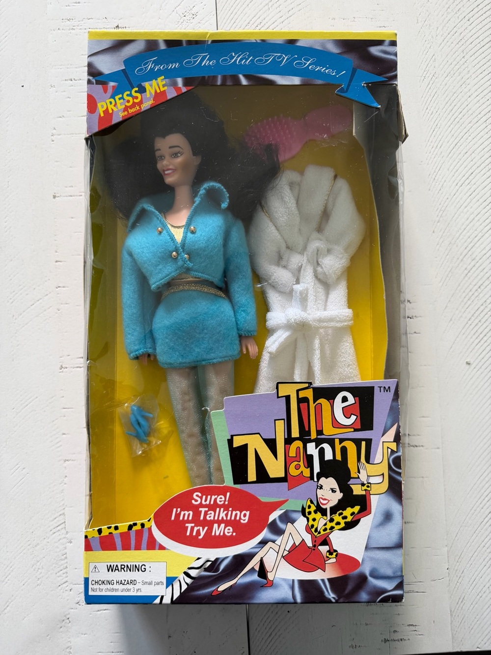 Vintage Street Players 1995 The Nanny Fran Drescher Talking Doll